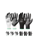 Oil Resistant Nitrile Coating Work Gloves, 12-Pairs