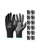 Oil Resistant Nitrile Coating Work Gloves, 12-Pairs