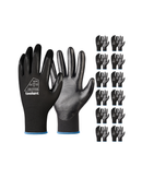 Oil Resistant Nitrile Coating Work Gloves, 12-Pairs