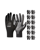 Oil Resistant Nitrile Coating Work Gloves, 12-Pairs