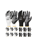 Oil Resistant Nitrile Coating Work Gloves, 12-Pairs