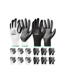 Oil Resistant Nitrile Coating Work Gloves, 12-Pairs