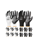 Oil Resistant Nitrile Coating Work Gloves, 12-Pairs