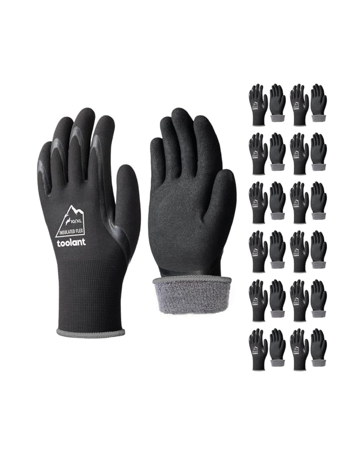 Basic Latex Palm-coated Waterproof Winter Gloves
