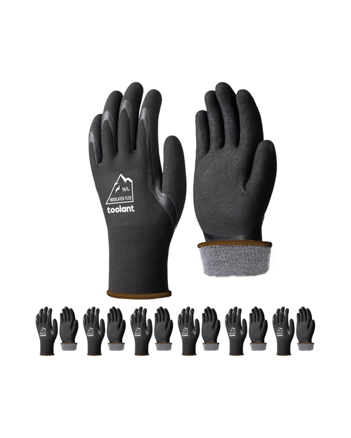 Basic Latex Palm-coated Waterproof Winter Gloves