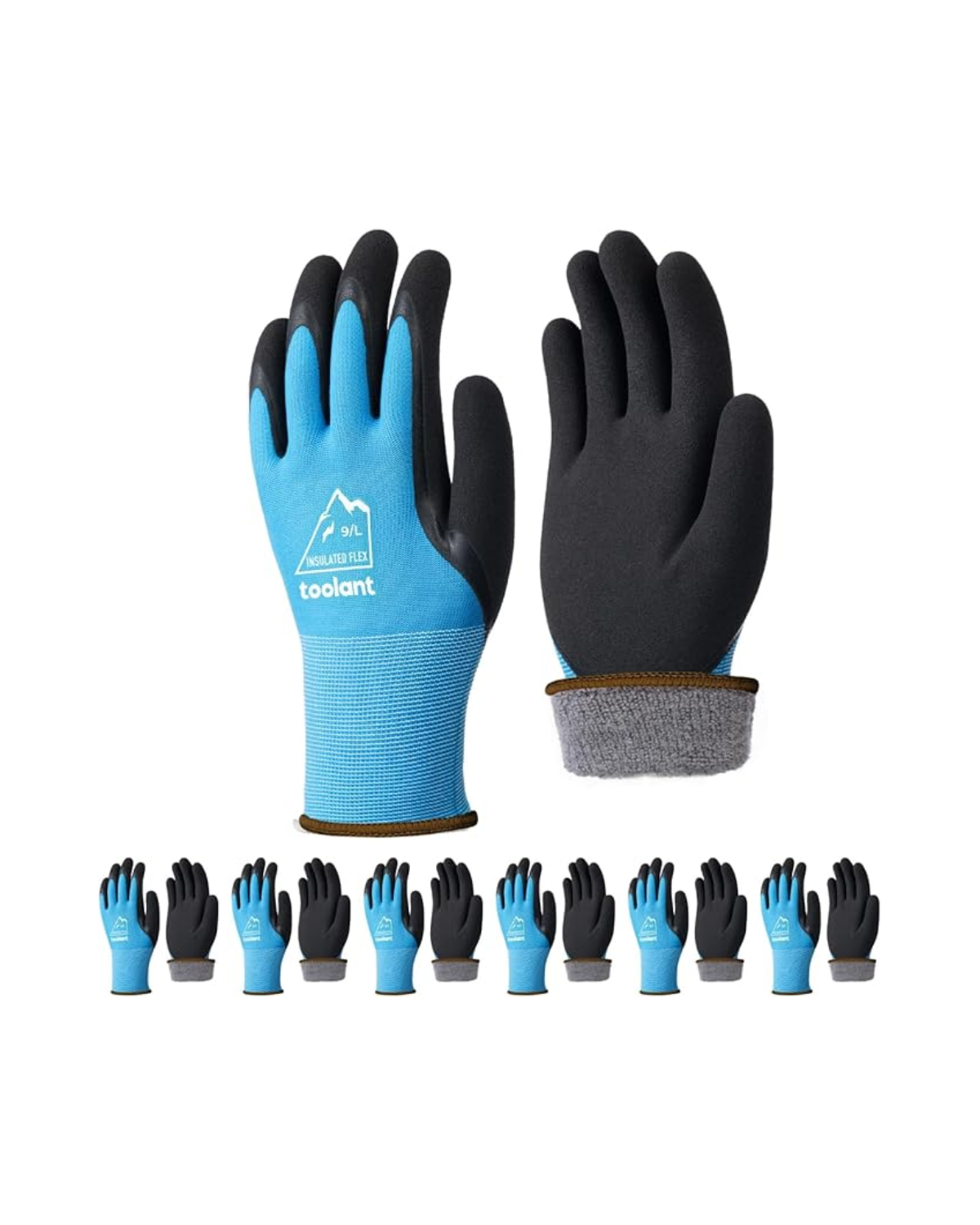 Basic Latex Palm-coated Waterproof Winter Gloves
