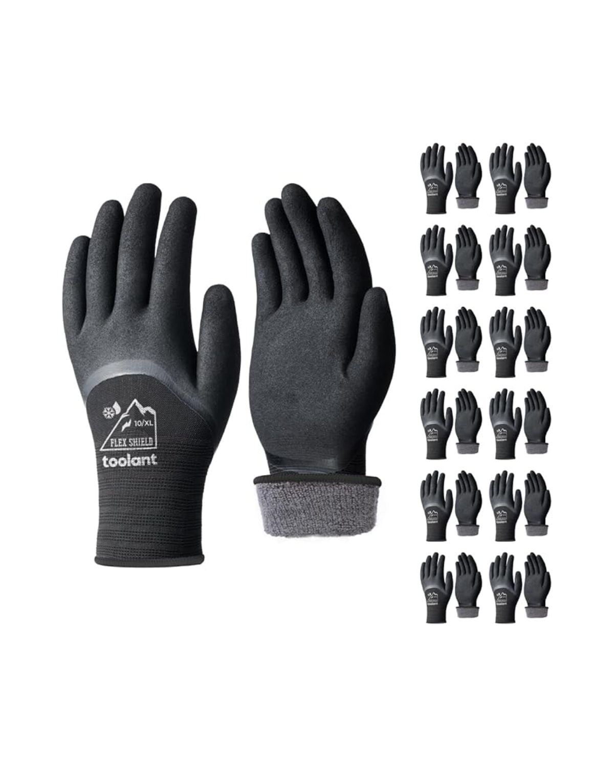 3/4 Latex Palm-coated Waterproof Winter Gloves