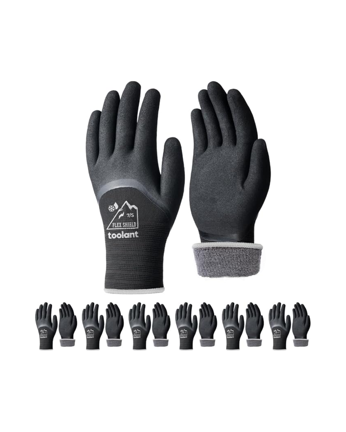 3/4 Latex Palm-coated Waterproof Winter Gloves
