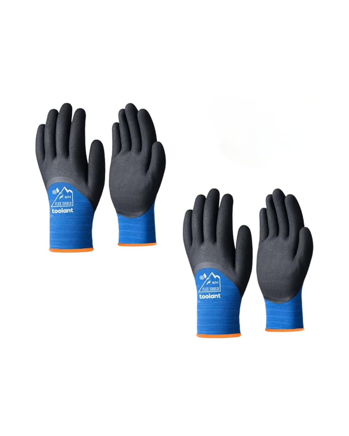 3/4 Latex Palm-coated Waterproof Winter Gloves