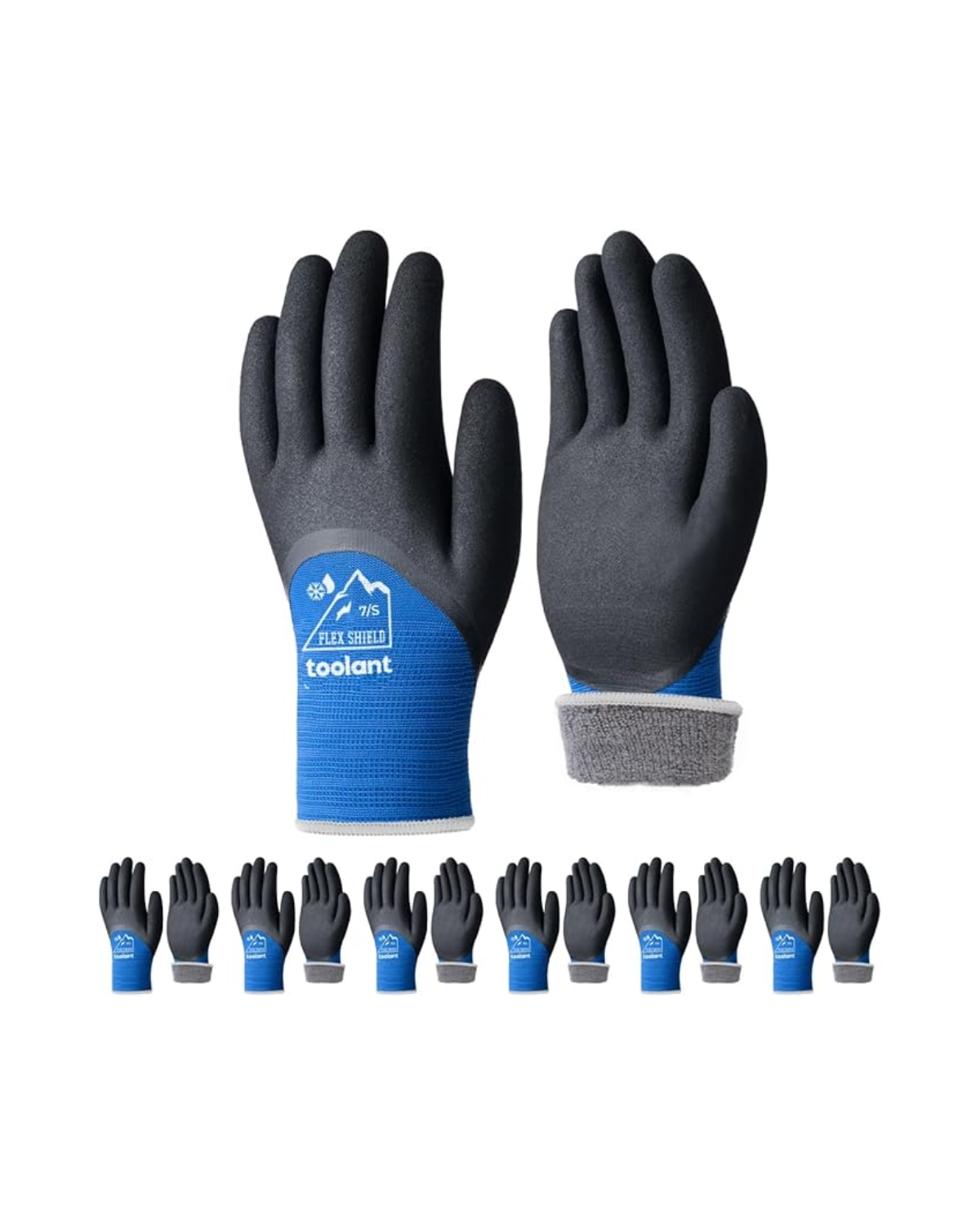 3/4 Latex Palm-coated Waterproof Winter Gloves