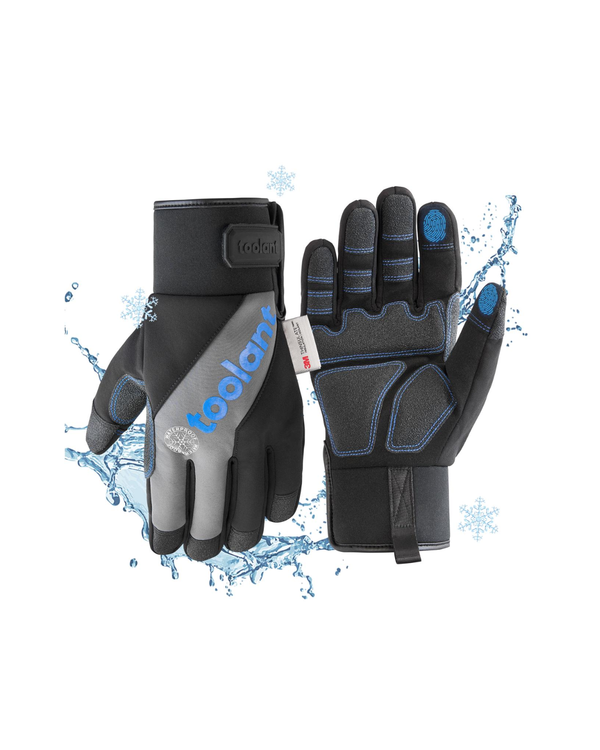 Nitrile Gel Palm Mechanic Winter Waterproof Gloves