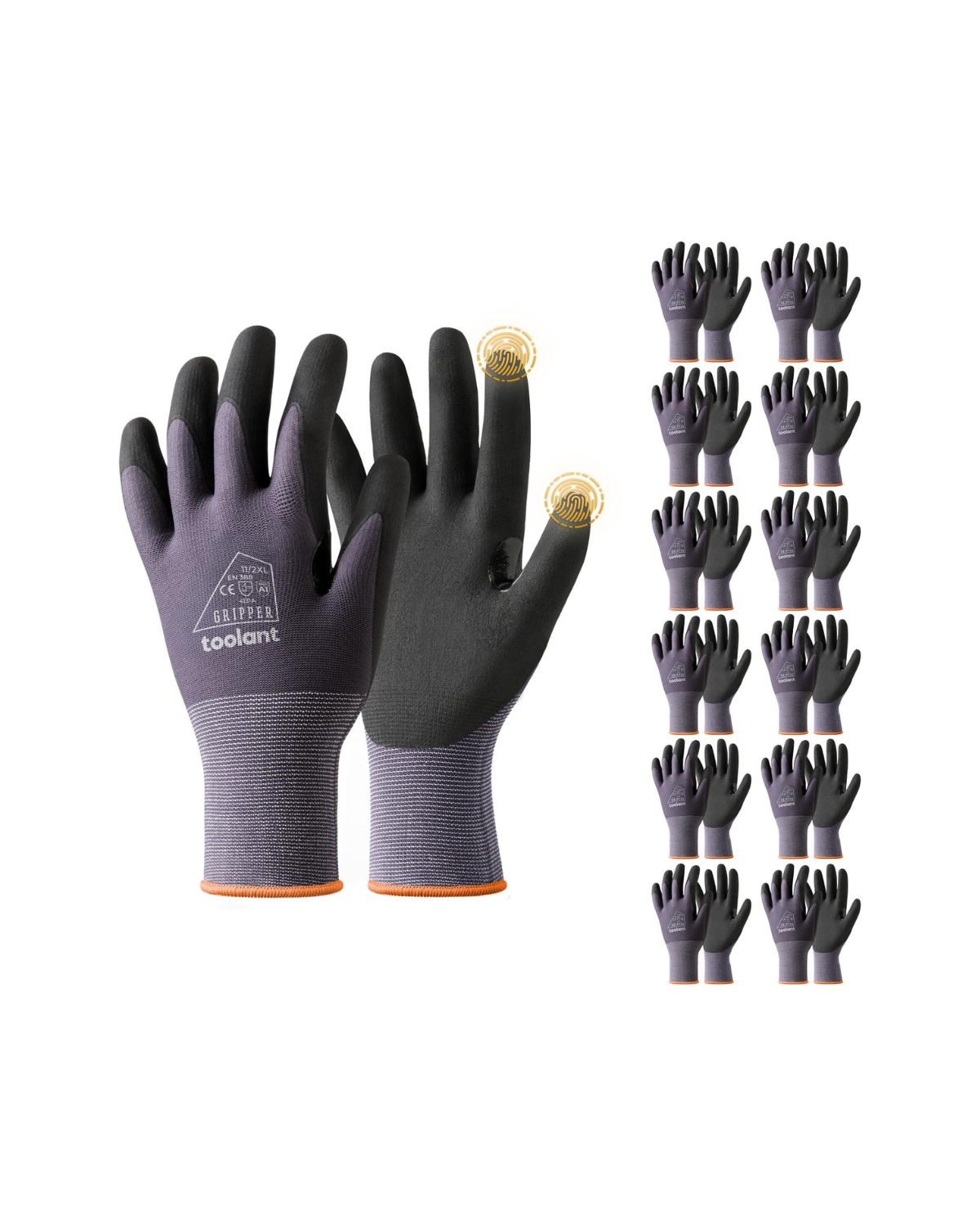 Micro-foam Nitrile Coated Work Gloves