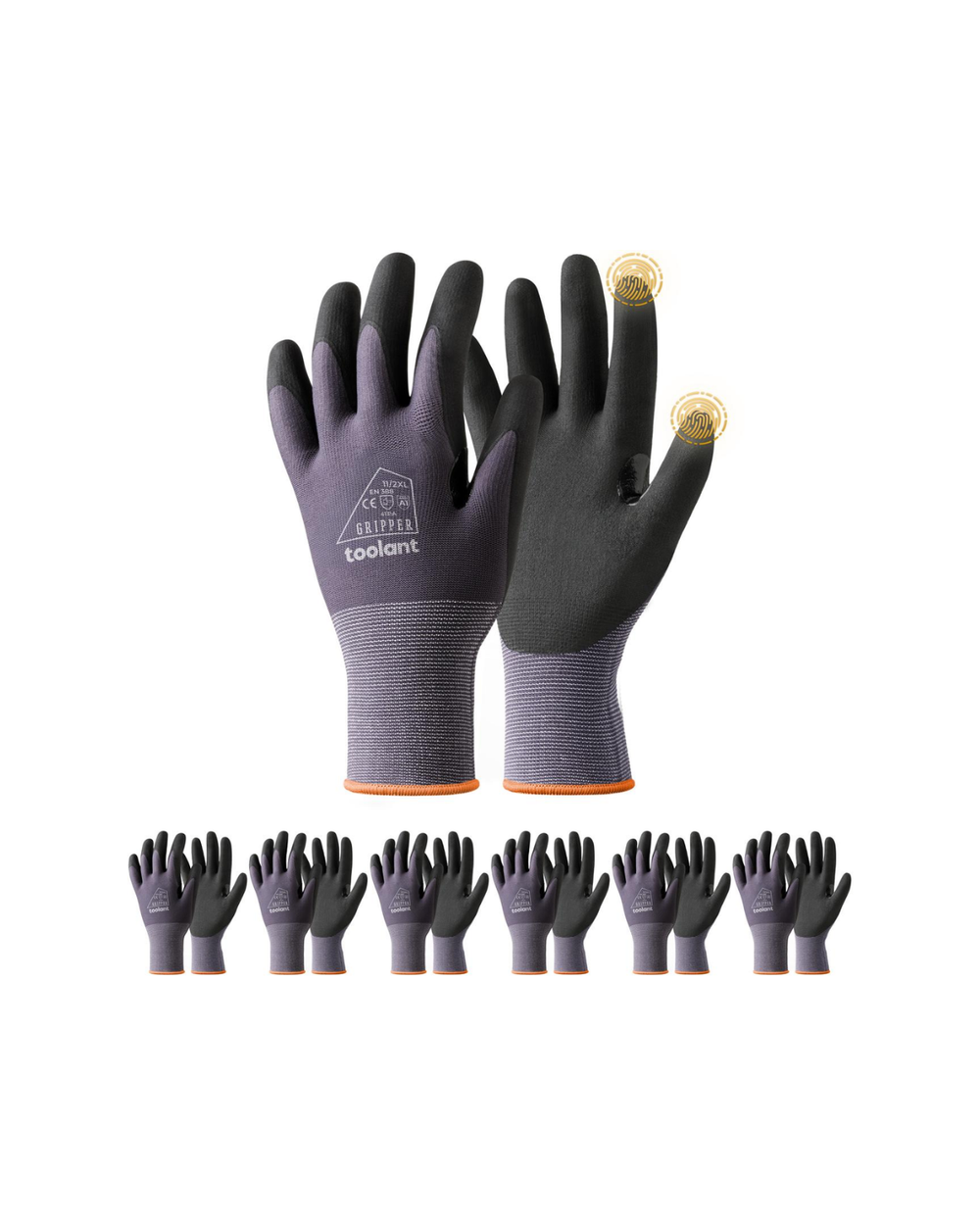 Micro-foam Nitrile Coated Work Gloves