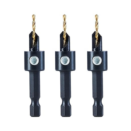 Silence Combination Countersink Drill Bits, #4, #6, #8, #10, #12