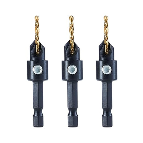 Silence Combination Countersink Drill Bits, #4, #6, #8, #10, #12