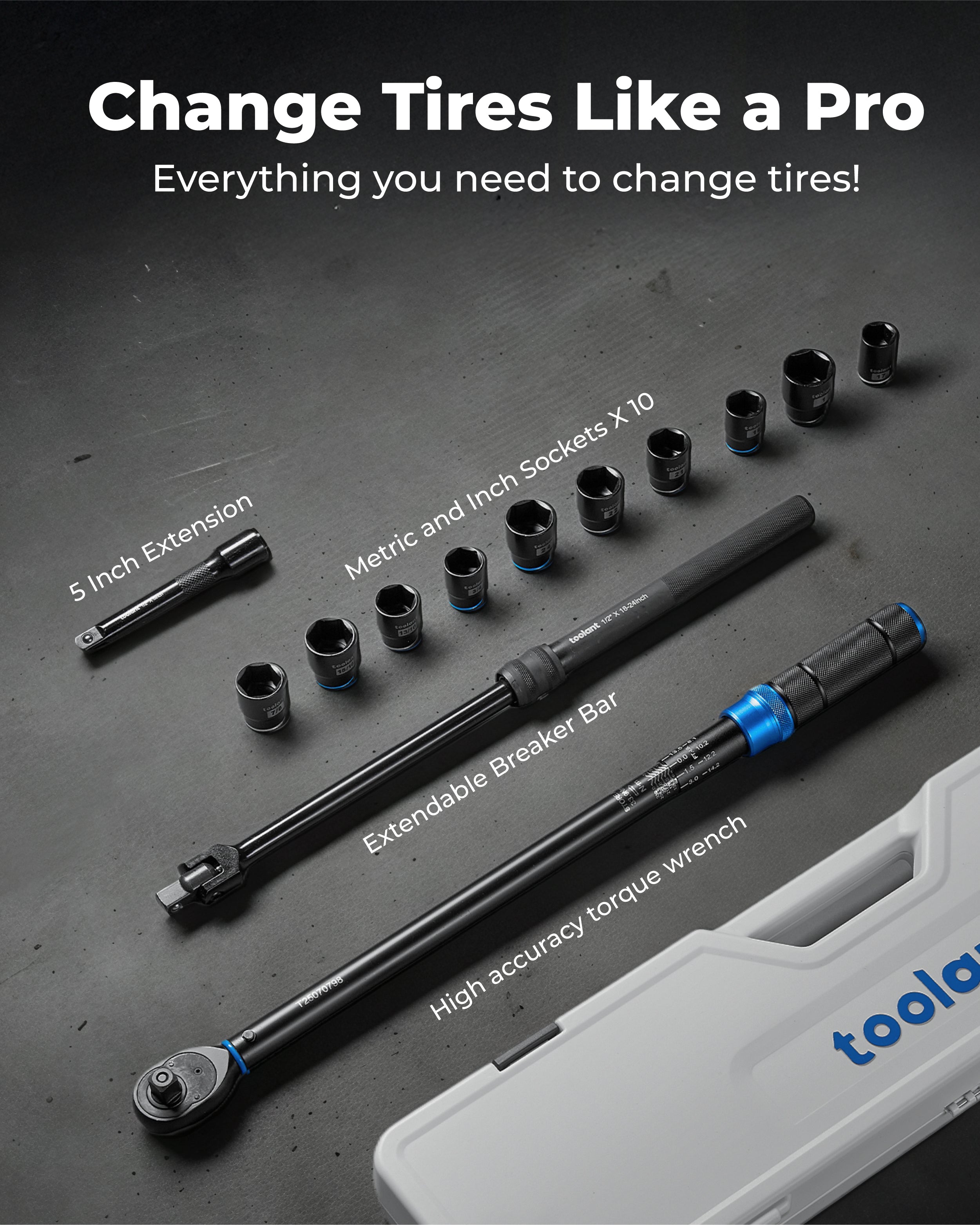 1/2" Click Torque Wrench Set