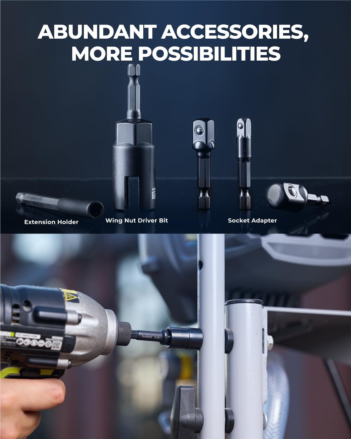 toolant Impact Magnetic Nut Driver Set, 38pcs