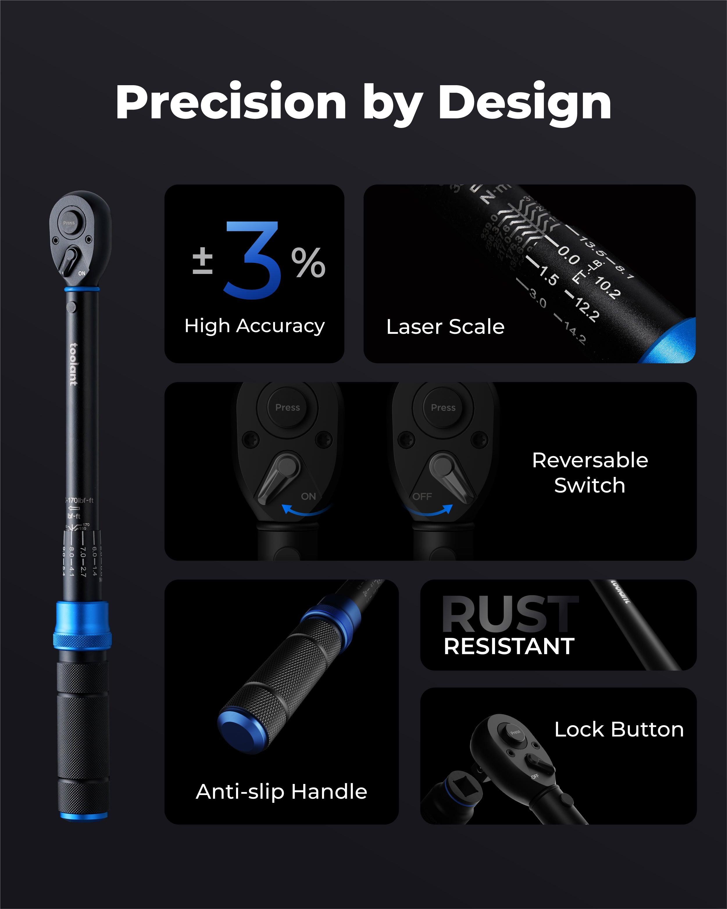 1/2" Click Torque Wrench Set