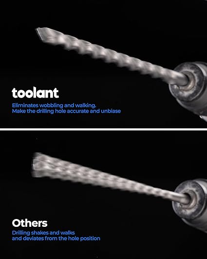 toolant SDS Plus Rotary Hammer Drill Bits Set