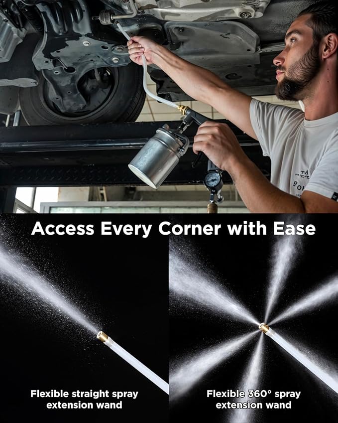 InoKraft Undercoating Spray Gun with Suction Feed Cup