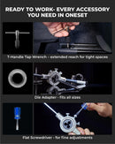 Large Threading Tap and Die Set, 45pcs