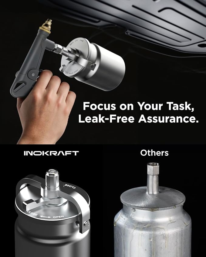 InoKraft Undercoating Spray Gun with Suction Feed Cup