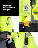 [New Version] Reflective Waterproof Safety Jackets for Men