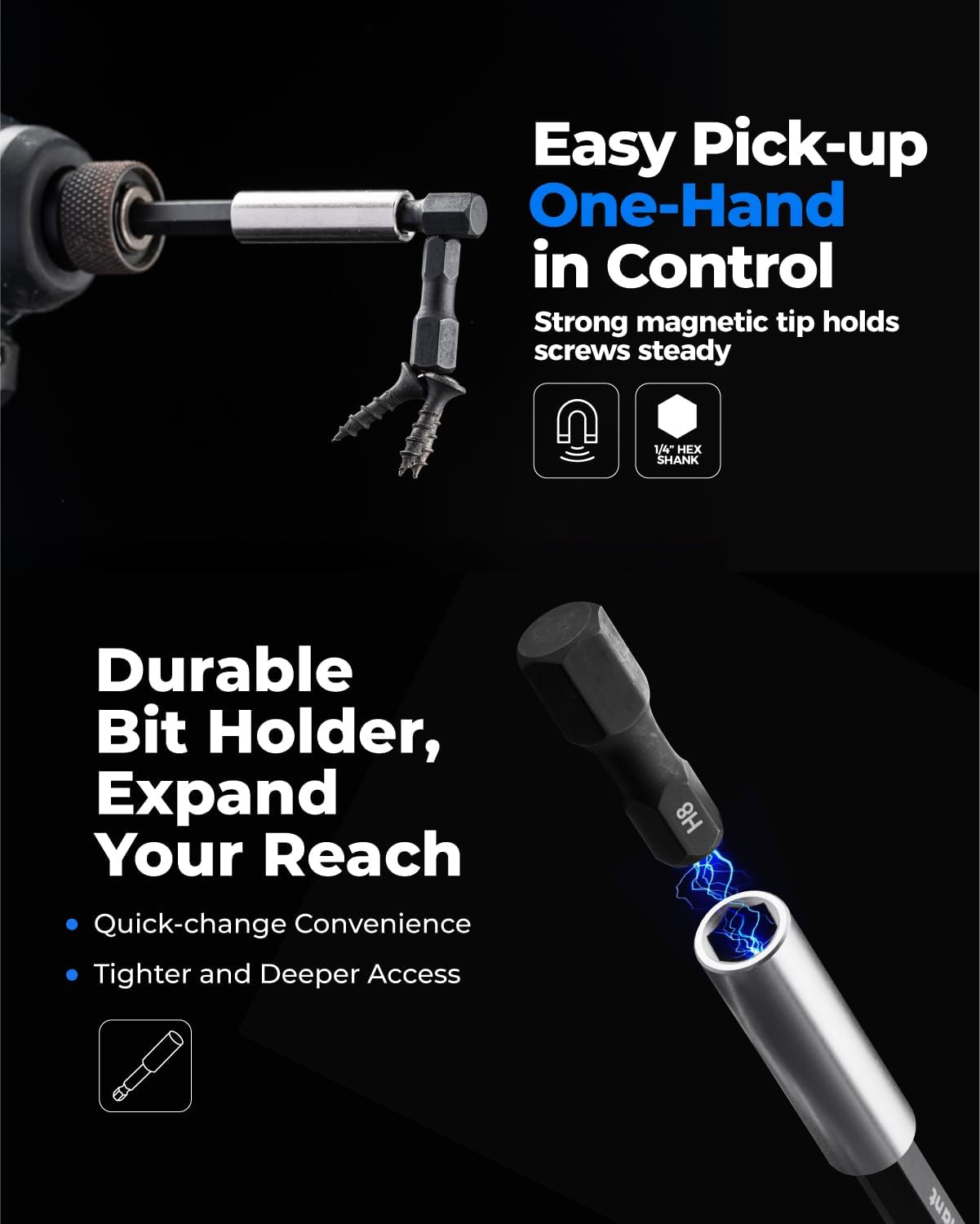 toolant Hex Head Allen Wrench Drill Bit Set, 26Pcs