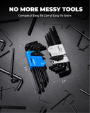 Metric & SAE Ball End Allen Wrench Set, 26pcs