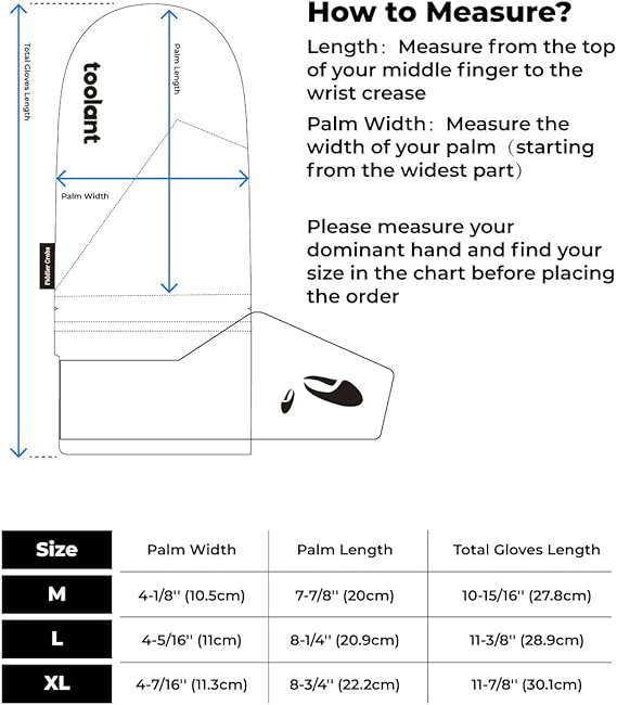 Waterproof Insulated Winter Leather Work Mittens