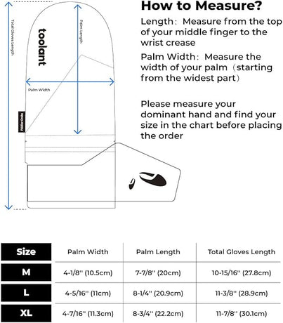 Waterproof Insulated Winter Leather Work Mittens