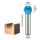 toolant Core Box Router Bits , 5/16-Inch Shank 15/32-Inch Dia, Carbide-Tipped Milling Cutter for Woodworking