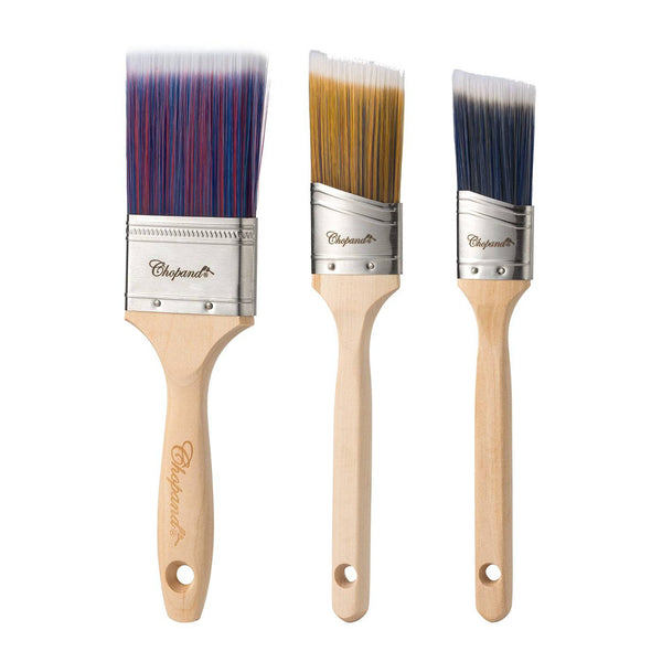 1 Paint Brush Wood Handle Brush DIY Painting Brush 1 inch Wide, 12 Pack