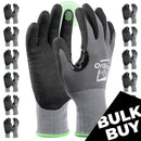[Bulk Buy] 60 Pair Safety Workwear Gloves, Micro-Foam Nitrile Coated, Water and Oil Repellent