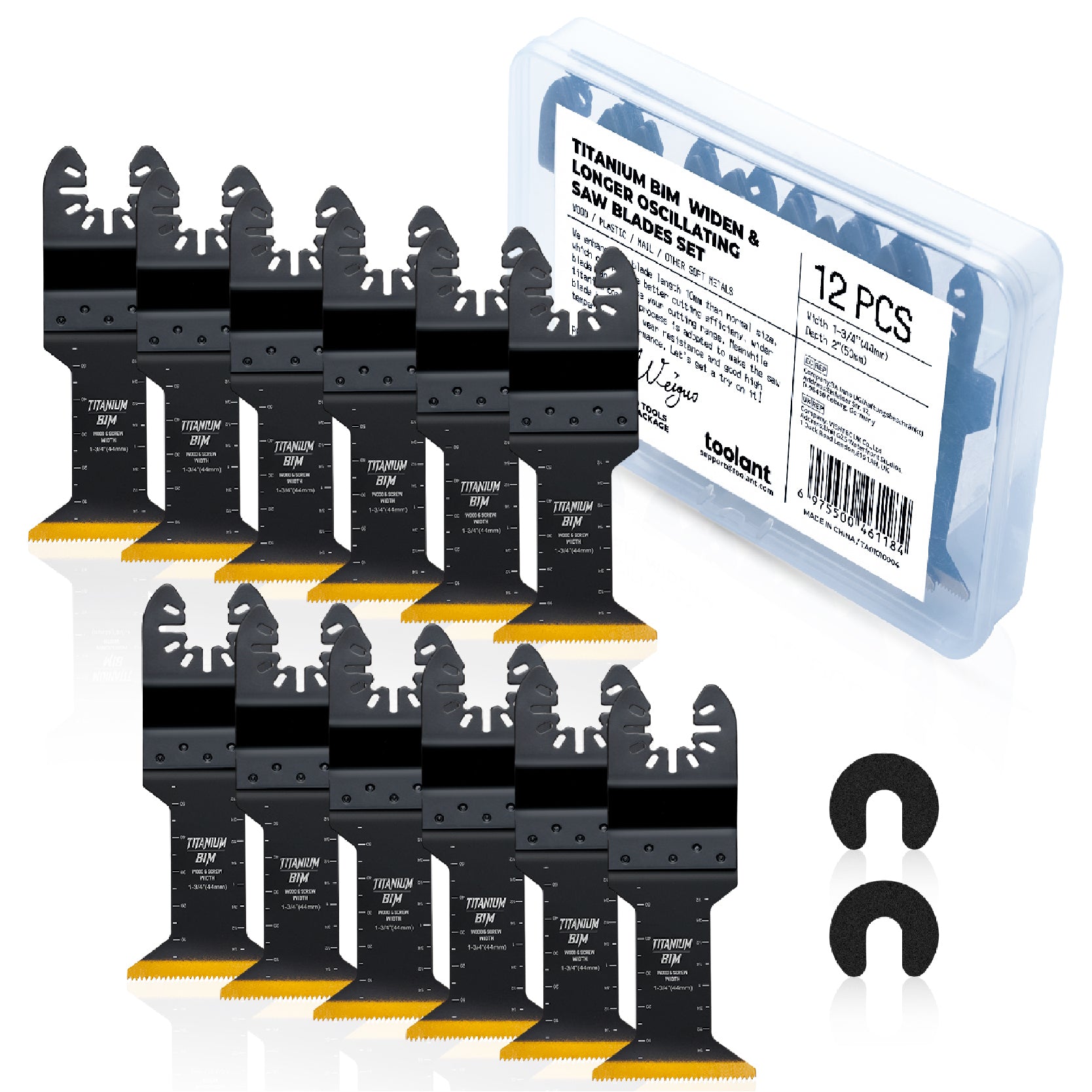 1-3/4" Titanium Extreme BIM Extra Long Oscillating Tool Blades