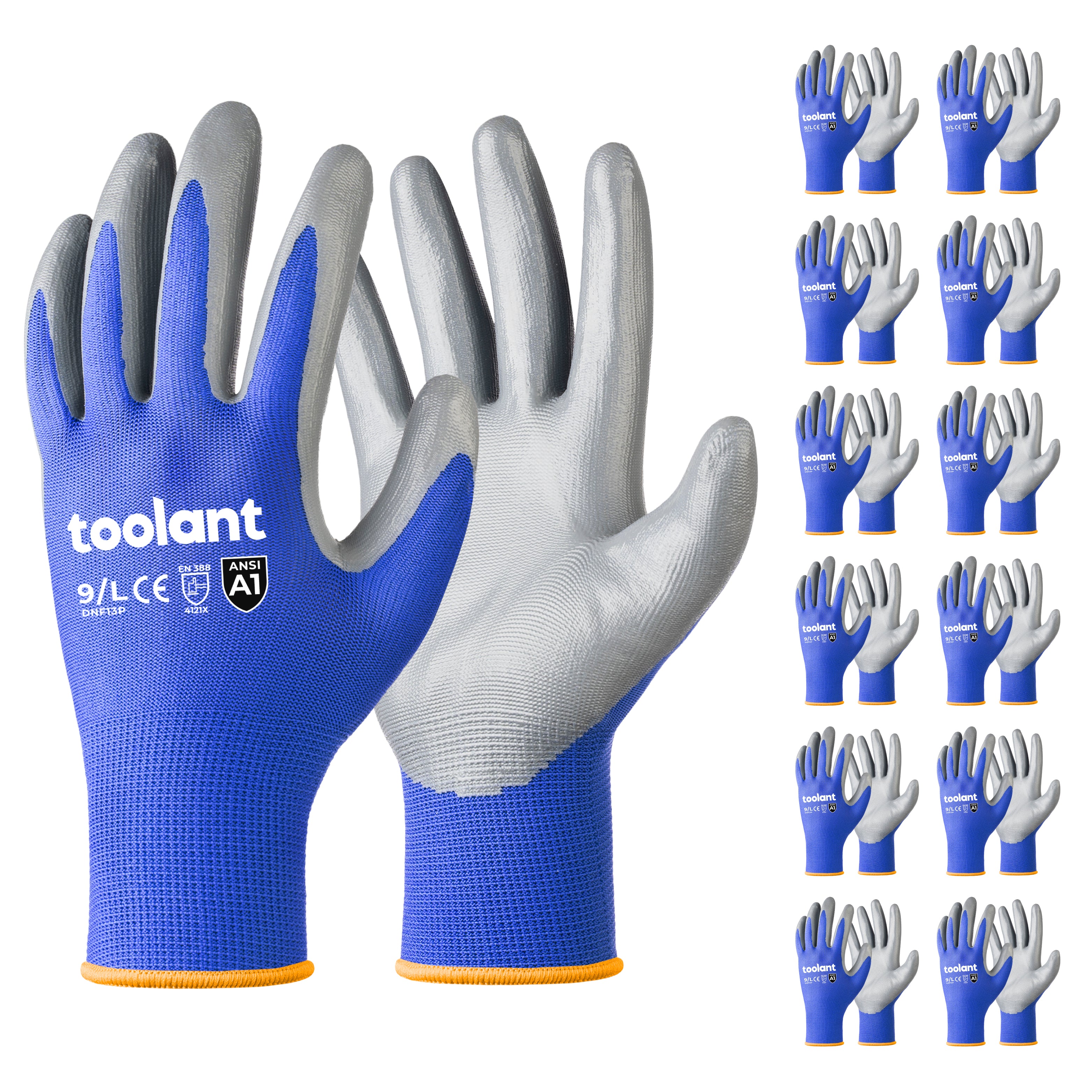 Foam Nitrile Fully Coated Inner, Nitrile 3/4 Coated Outer Cut-Resistance  Work Gloves - China Working Glove and Safety Glove price