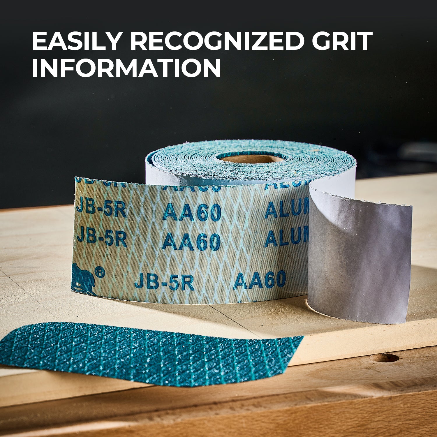 Diamond Shape Sandpaper Roll, 10 Yard Longboard Self Adhesive Sanding Blocks