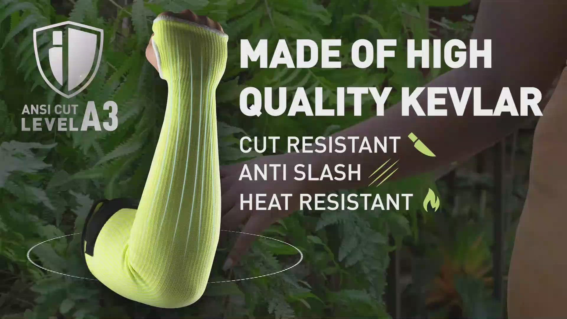 cut resistance kevlar sleeves