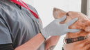 Disposable Nitrile Eczema Gloves with Moisturizing Coating, Latex Free Powder Free, for Food Prep, Medical Exam