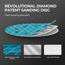 Diamond Shape 5 Inch & 6 Inch 8 Hole Dust-Free Sanding Disc Hook and Loop Pads