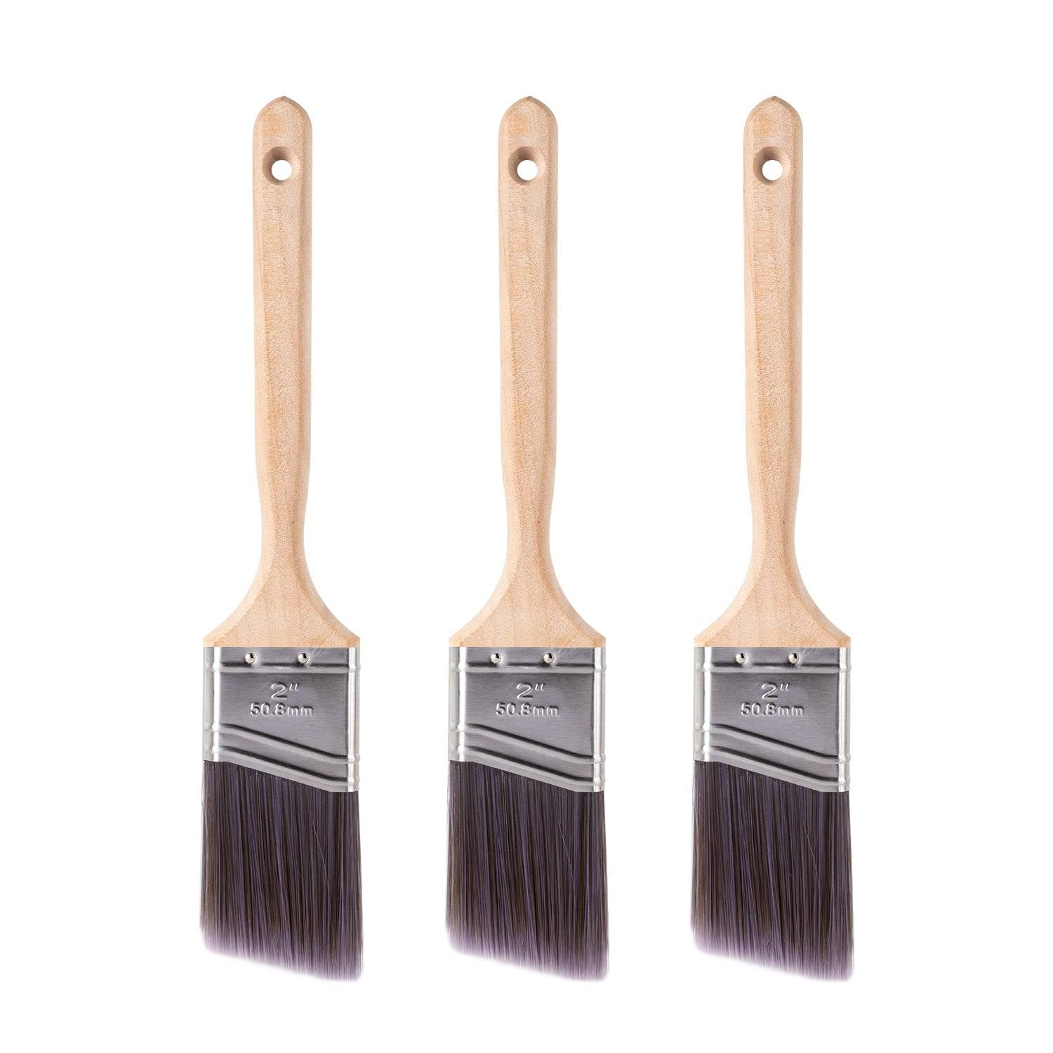 2 in Angle Sash Brush, Multiple Choice, for Cabinet Decks Fences Interior Exterior