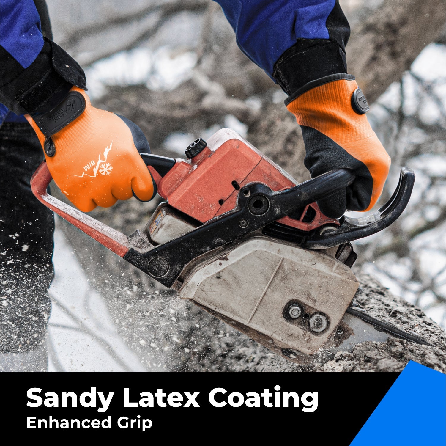 12 Pair Heavy Duty Winter Work Gloves, 100% Water Proof, Thermal Insulated Winter Dipped