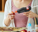 TACKLIFE Mini Hot Glue Gun 20w With 30 Pcs EVA Glue Sticks Flexible Trigger High Temp Overheating Protection