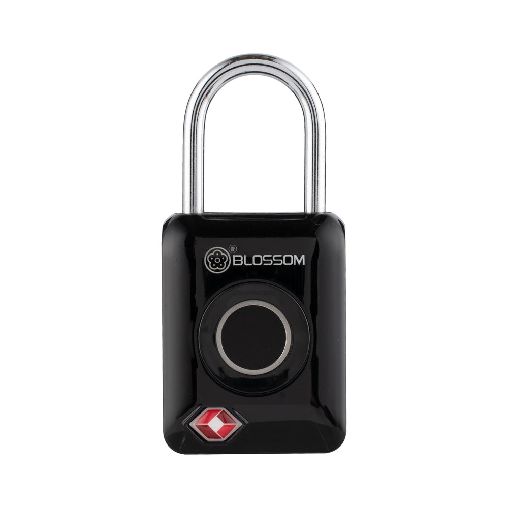 Blossom Smart 2 in 1 Fingerprint & Combination Padlock, TSA-Approved, for Gym & Lockers
