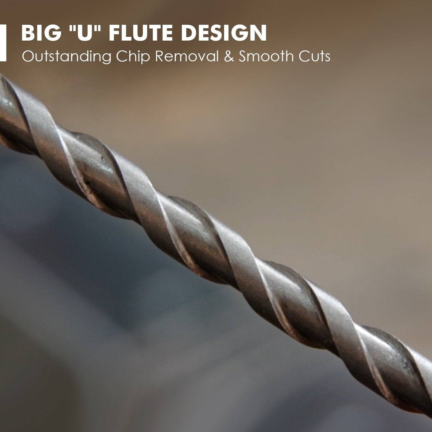 amoolo Hex Shank Masonry Drill Bit Set 6 Pcs, for Wood Plastic Aluminum Alloy,  Quick Change