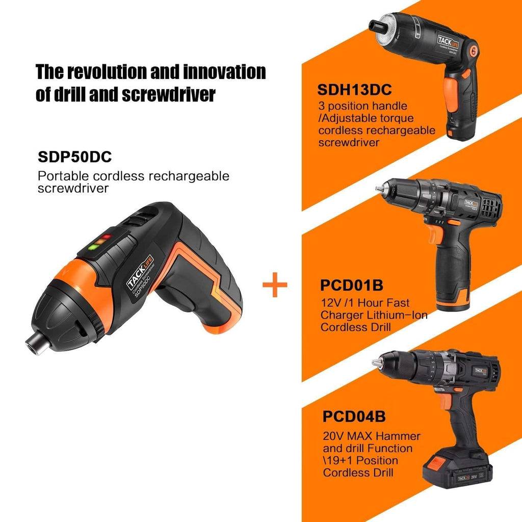 Cordless Screwdriver with Pivoting Handle, USB Charger and 2 Hex Shank Bits  | BLACK+DECKER