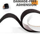 AugTouf Hook and Loop Tape, Heavy Duty Adhesive Industrial Strength, Easy to Cut