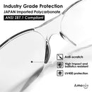 [Bulk Buy] 240 Count Workwear Safety Glasses, Lightweight for Day-long Wearing