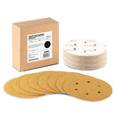 6 inch 8 Hole Sanding Discs Hook and Loop, 60-800 Grit, for Wood and Metal Sanding