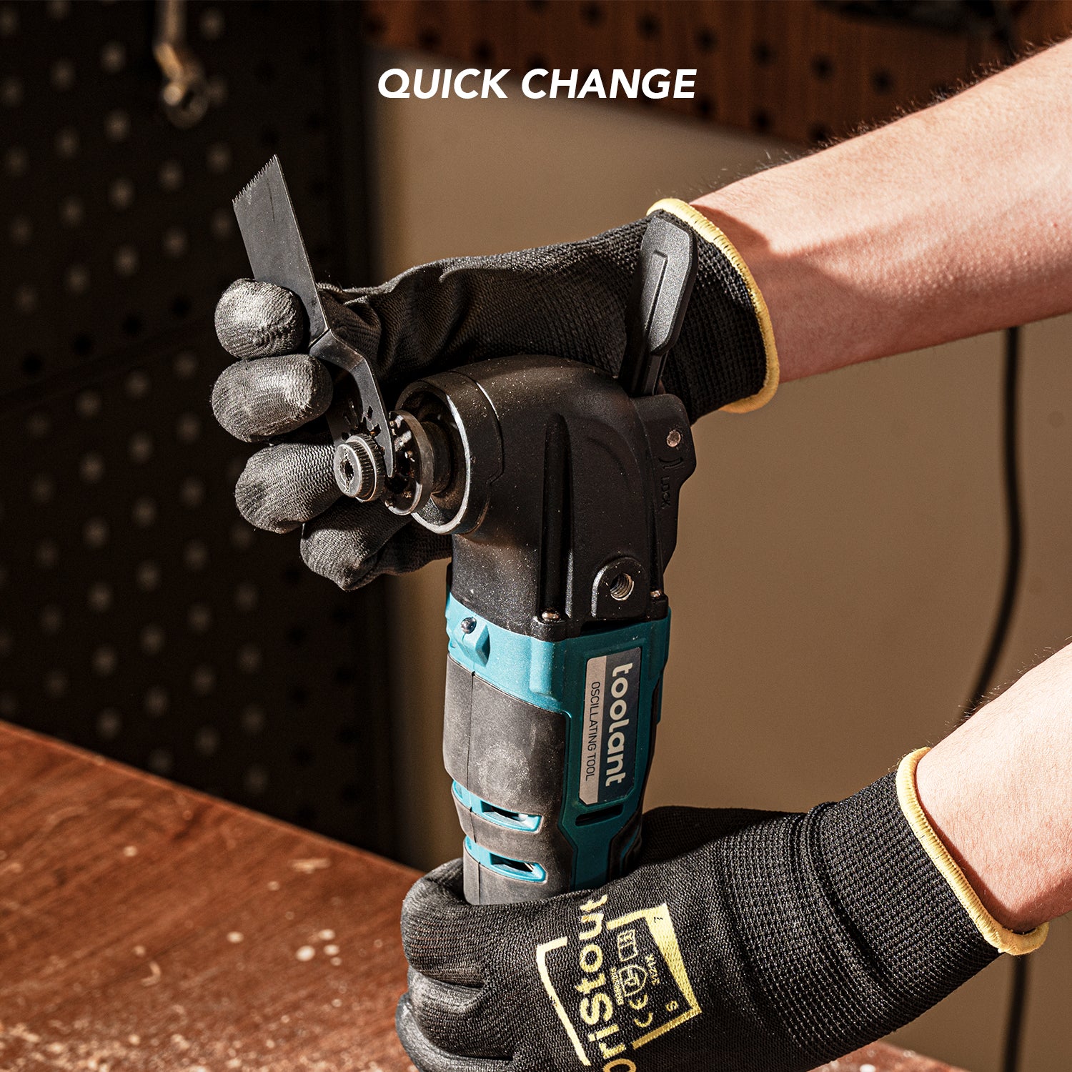 21V Cordless Oscillating Multi-Tool, Variable Speed, With Lithium-Ion  Battery & Charger